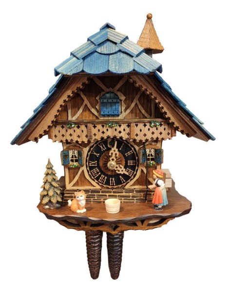 Blue bellringer limited edition 1 day cuckoo clock without music - Bild 1