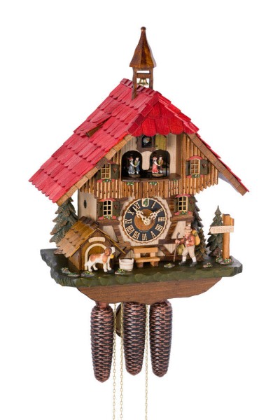 Happy Wanderer and Bello 8 day cuckoo clock with music